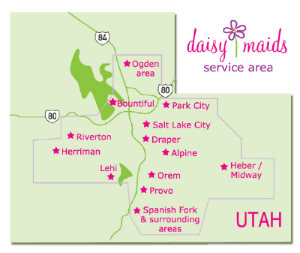 Daisy Maids Service Areas